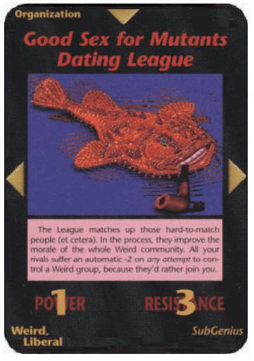 Good Sex for Mutants Dating League